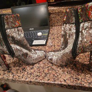 Christian Louboutin Sequin Boots